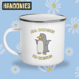 Finn Enamel Mug - "All Oopsies, No Daisies" | Hanoonies