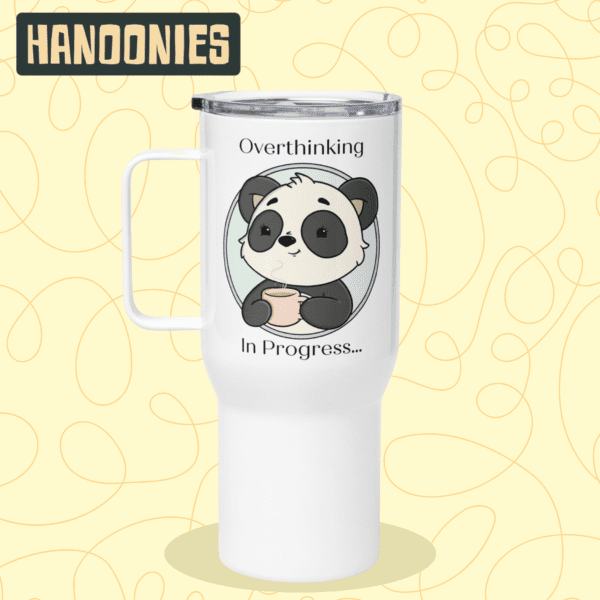 Bindi Travel Mug - "Overthinking in Progress" | Hanoonies