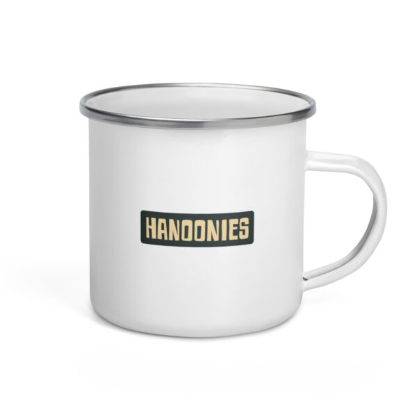 Scout Enamel Mug - "Please Hesitate to Reach Out" | Hanoonies - Image 2