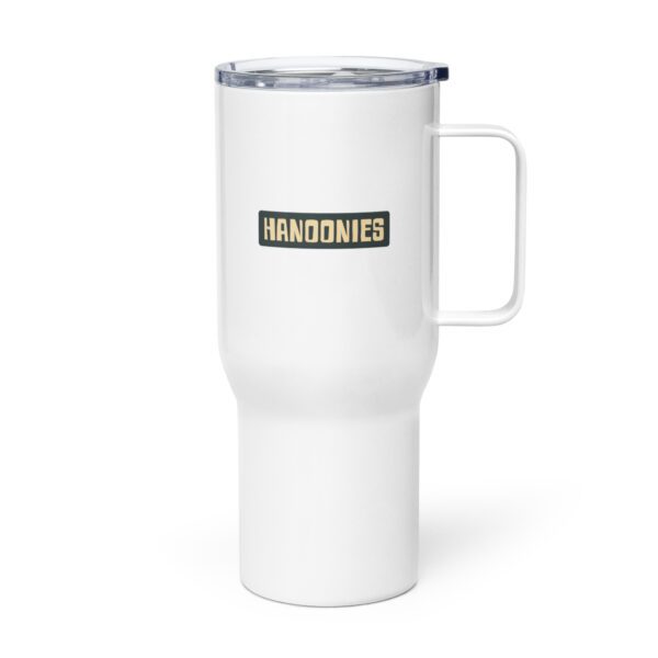 Hamster Travel Mug – "A Balanced Diet is a Cookie in Each Hand" | Hanoonies - Image 3