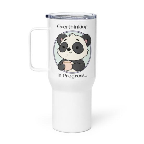 Bindi Travel Mug - "Overthinking in Progress" | Hanoonies - Image 3