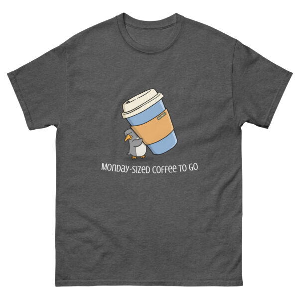Finn T-Shirt – "Monday-Sized Coffee to Go" | Hanoonies - Image 4