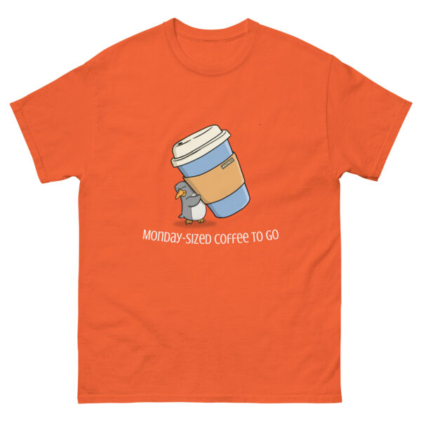 Finn T-Shirt – "Monday-Sized Coffee to Go" | Hanoonies - Image 6