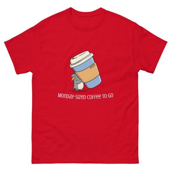 Finn T-Shirt – "Monday-Sized Coffee to Go" | Hanoonies - Image 2