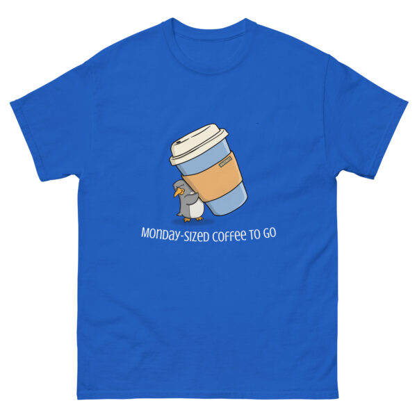 Finn T-Shirt – "Monday-Sized Coffee to Go" | Hanoonies - Image 3