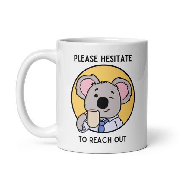 Scout Mug – "Please Hesitate to Reach Out" | Hanoonies - Image 3
