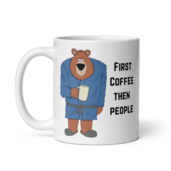 Gus Mug - "First Coffee, Then People" | Hanoonies - Image 2