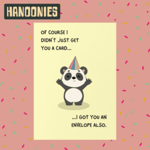 Birthday Card - Bindi "Got your an Envelope Also" | Hanoonies