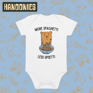 Sparky Baby Bodysuit - "More Spaghetti, Less Upsetti" | Hanoonies