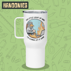 Finn Travel Mug – "This Little Light of Mine" | Hanoonies