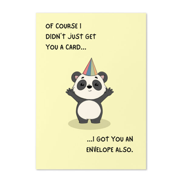 Birthday Card - Bindi "Got your an Envelope Also" | Hanoonies - Image 2