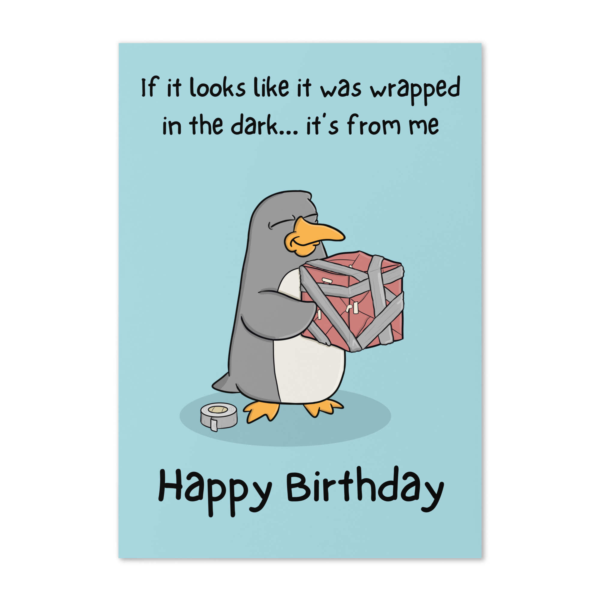 Birthday Card - Finn "Wrapped in the Dark" | Hanoonies - Image 2