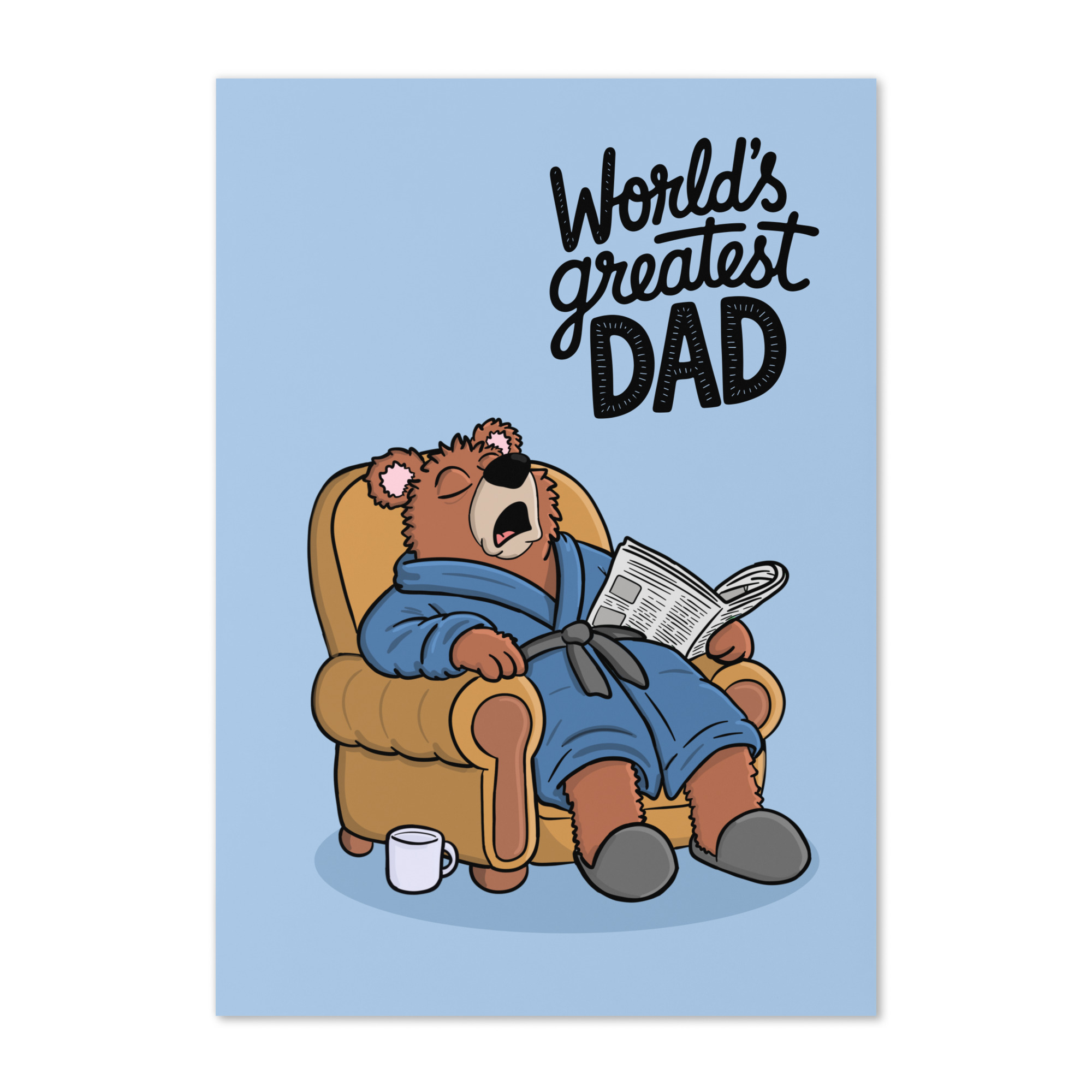 Dad Card - Gus "World's Greatest Dad" | Hanoonies - Image 2
