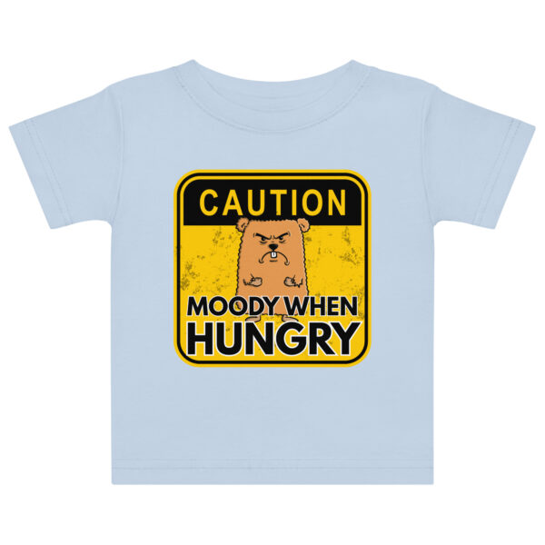 Sparky Baby T-Shirt - "Caution! Moody When Hungry" - Image 7