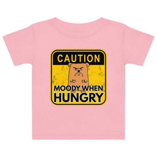 Sparky Baby T-Shirt - "Caution! Moody When Hungry" - Image 5